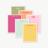 monogram notepad, personalized notepad, custom notepad, monogram stationery, personalized stationery, custom stationery, custom gift, personalized gift